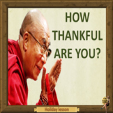 Thanksgiving –  How thankful are you? ESL  adult and kids 