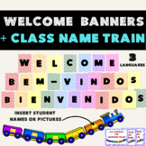 bilingual classroom decor | welcome & class names | Portug