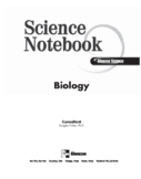 biology science notebook