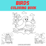 birds 14 coloring pages-coloring book for kids-birds Color