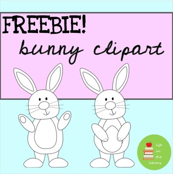 Free Black And White Bunny Clipart Easter Rabbit Spring March April