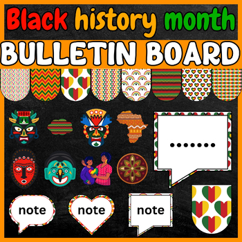 Preview of black history month bulletin board | cliparts-decoration petterns templates