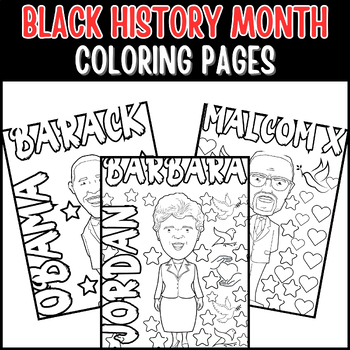 Preview of black history month coloring pages