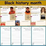 black history month writing activities speacial education 