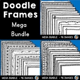 Doodle Frames Page Borders Bundle