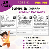 blends worksheet ,digraph reading passages,diagraph worksheets