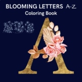 blooming letters (A-Z) Coloring Book