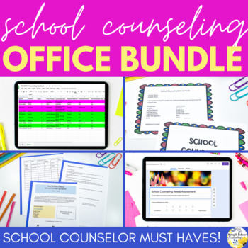 Preview of School Counseling Office Bundle and Counseling Forms with Digital Version