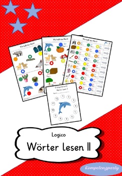 Preview of bundle "reading words" / "Wörter lesen" II (DAZ)
