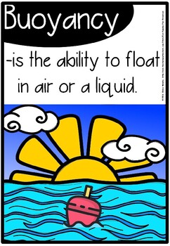 buoyancy diagram for kids