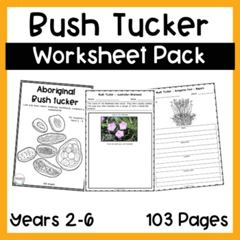 Preview of bush-tucker-activities