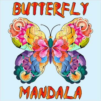 butterfly Mandala Designs: Relaxing Coloring Books For Adults by abdell ...