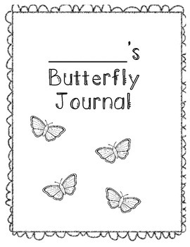 butterfly journal cover by Dana Barry | TPT