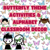 butterfly theme activities &  classroom decor kit, brain g