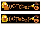 calendar month and days - October