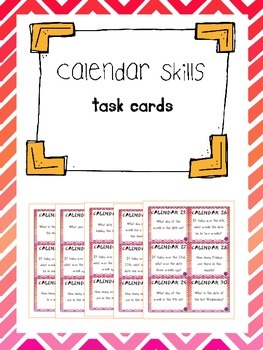 Preview of calendar task cards