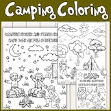 camping day | camping coloring pages | end of the year camp day