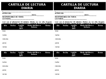 Cartilla de Lectura Diaria