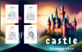 castle coloring book: :for children age 4 to 12 (size 8.5 