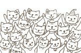 cat animal video clip drawing cartoon  doodle kawaii anime