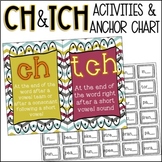 ch or tch Phonics Anchor Chart and Activity