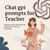 chatgpt Teacher  prompts teacher school with chatgpt teach