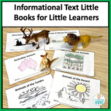 Summer Mini Books on Animals Informational Text First Grad
