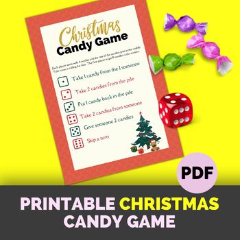 Christmas Candy Game - Christmas Party games by kirsty Yiu | TPT