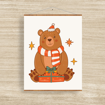 Preview of christmas Printable - christmas posters -  4 sweet posters - Ready to print