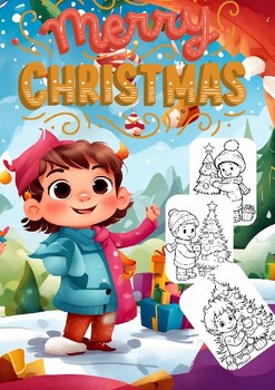 Preview of christmas coloring pages/kids coloring pages/winter activities/merry christmas.