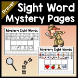 Mystery Sight Word Mats {52 Pages in Color and B/W!}