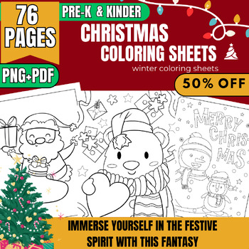 Preview of christmas coloring sheets,winter coloring sheets,christmas colouring.