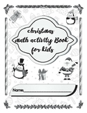 christmas math activity book for kids