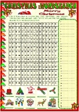 christmas-word search-vocabulary puzzles