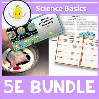 Preview of Science Basics Mega Bundle: Lab Safety, Scientific Method, CER Writing, & Data