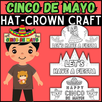 Preview of cinco de mayo Hat & Crown Crafts - Headband Craft |