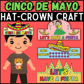 Preview of cinco de mayo Hat & Crown Crafts ( colored version )  - Headband Craft |