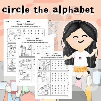Preview of circle the alphabet