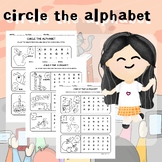 circle the alphabet