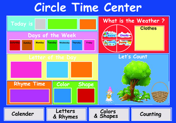 Preview of circle time center chart ( for classroom)