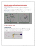 circular motion ,centripetal accelrtion and orbital velocity