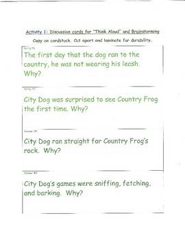 city dog and country frog