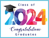class of 2024 graduation -graduation poster - graduation c