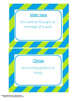 Preview of classroom labels and flash cards template freebie
