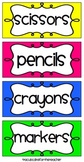 Labels in Bright Colors {Printables & Editables}