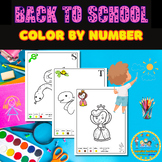 color by code back to school math worksheets