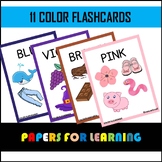 color flashcards