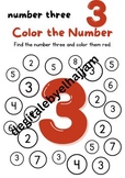 color number for kids