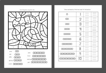 colored bead stair worksheets by Montessorikiwi | TpT