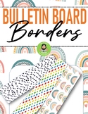 Editable colorful Printable Borders for Bulletin Boards | 